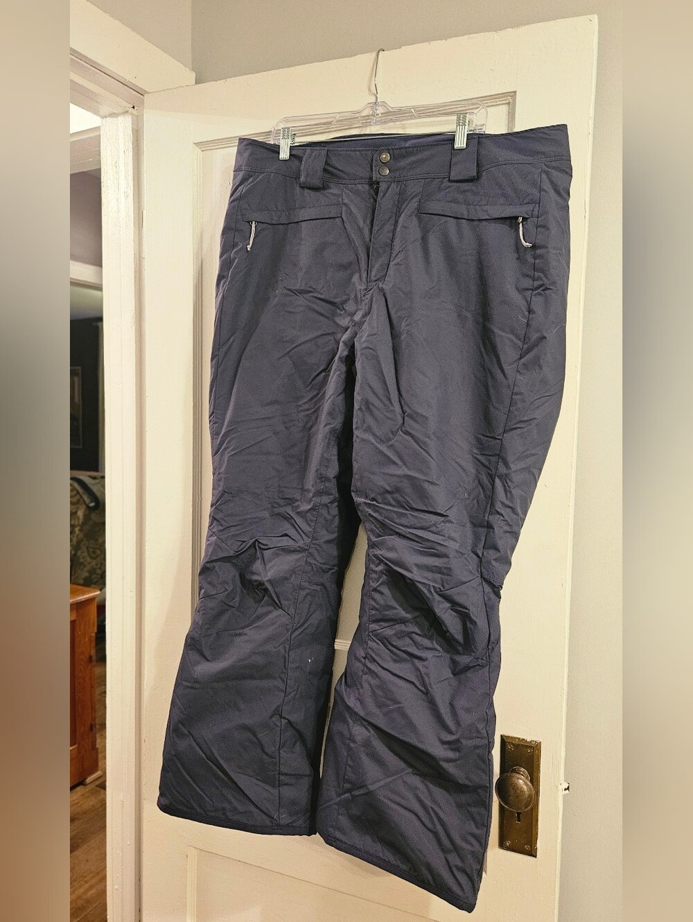 Columbia Women's Navy Insulated Winter Pants - Lightweight Weather Resistance
